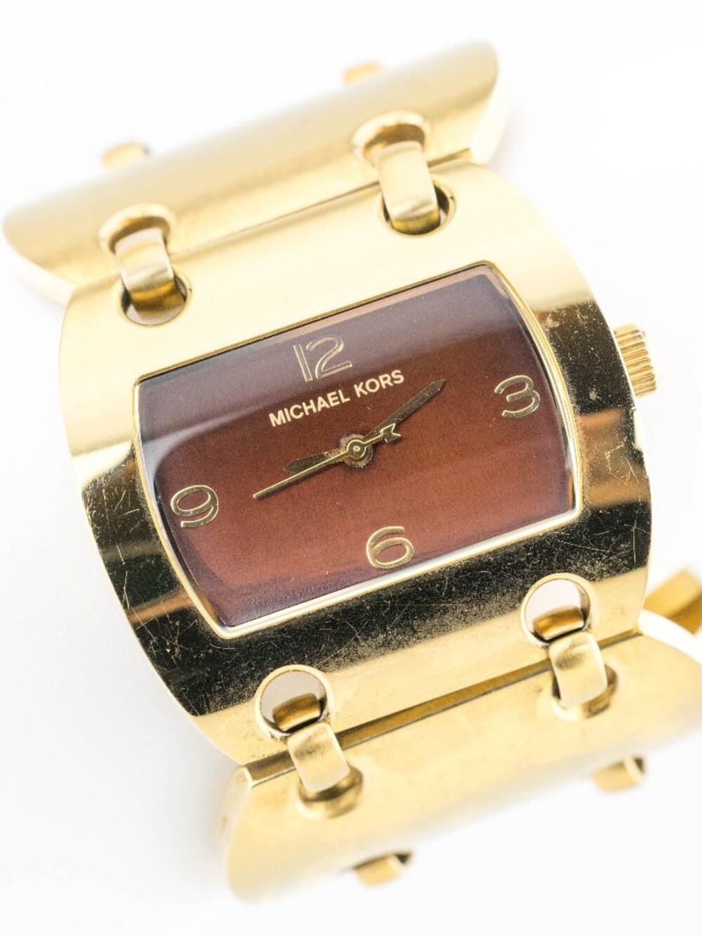 Michael Kors MK-3036 Three-Hand Quartz Analog Women's Watch New Battery